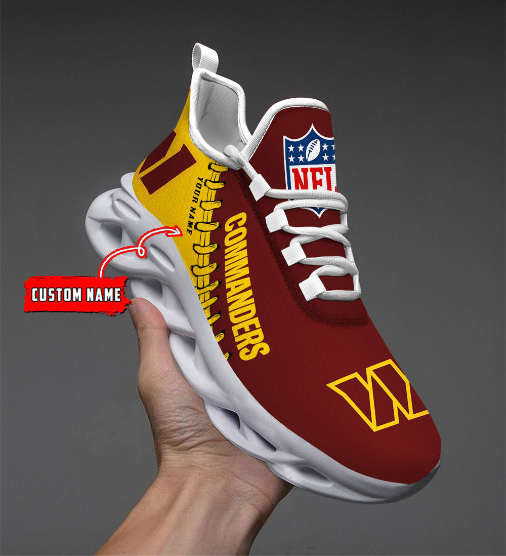 Personalized Washington Commanders NFL Max Soul Shoes Sneakers for Men And Women – NFL Football Fan Shoes, Team Sneakers