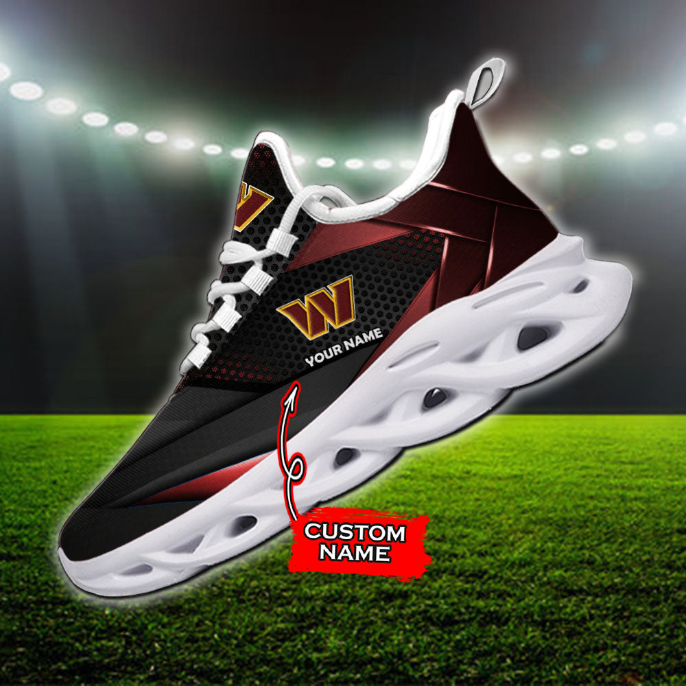 Personalized Washington Commanders NFL Max Soul ShoesSneakers for Men And Women – NFL Football Fan Shoes, Team Sneakers