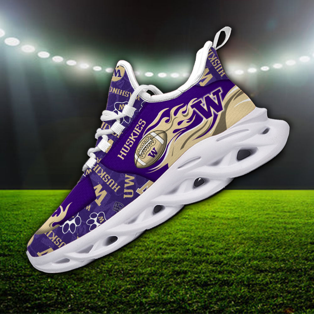 Personalized Washington Huskies NCAA Max Soul Shoes Sneakers for Men And Women – NCAA Fan Shoes, Team Sneakers