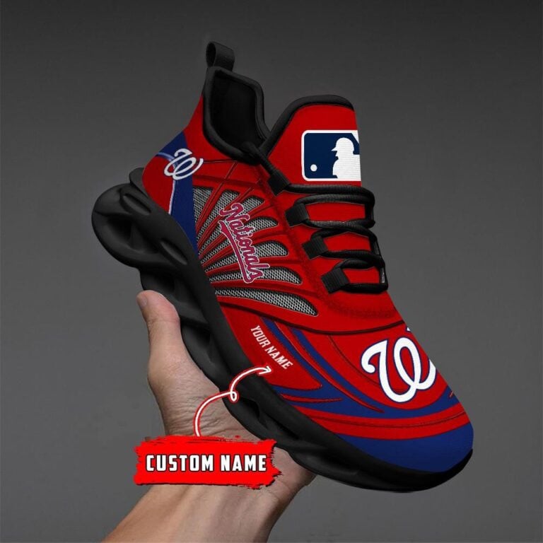 Personalized Washington Nationals Max Soul Shoes Sneakers for Men And Women – MLB Baseball Fan Shoes, Team Sneakers