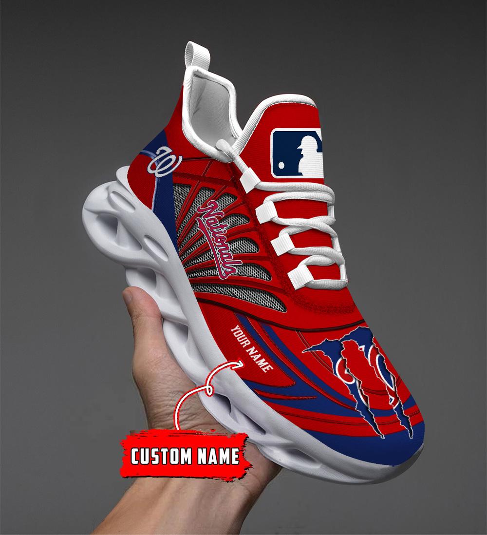 Personalized Washington Nationals Max Soul Shoes Sneakers for Men And Women – MLB Baseball Fan Shoes, Team Sneakers