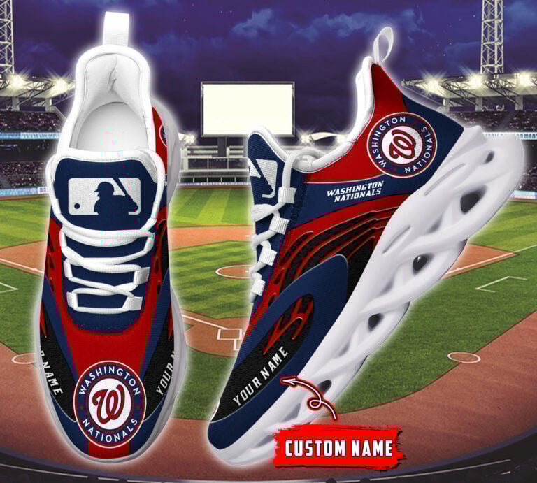 Personalized Washington Nationals Max Soul Shoes Sneakers for Men And Women – MLB Baseball Fan Shoes, Team Sneakers