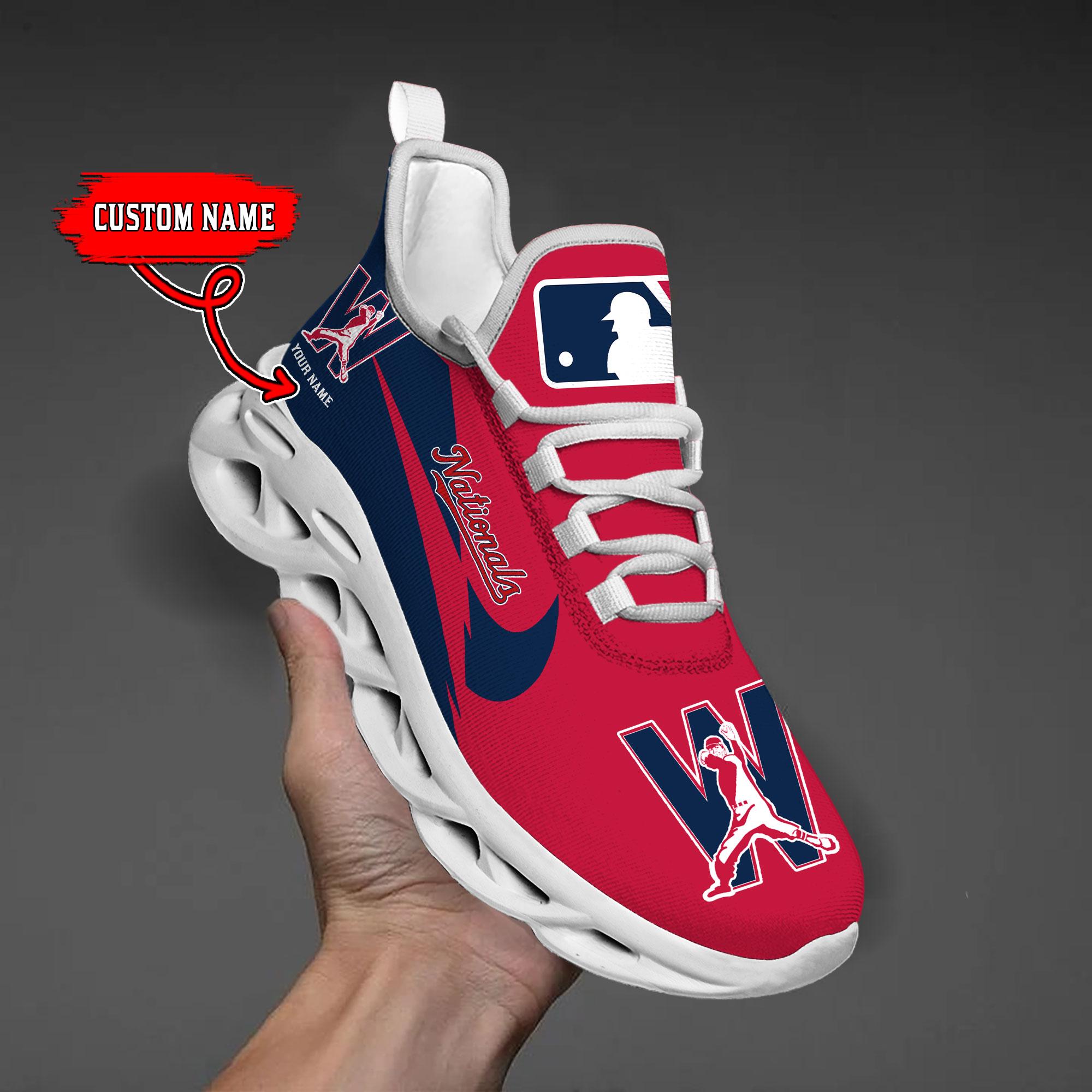 Personalized Washington Nationals Max Soul Shoes Sneakers for Men And Women – MLB Baseball Fan Shoes, Team Sneakers