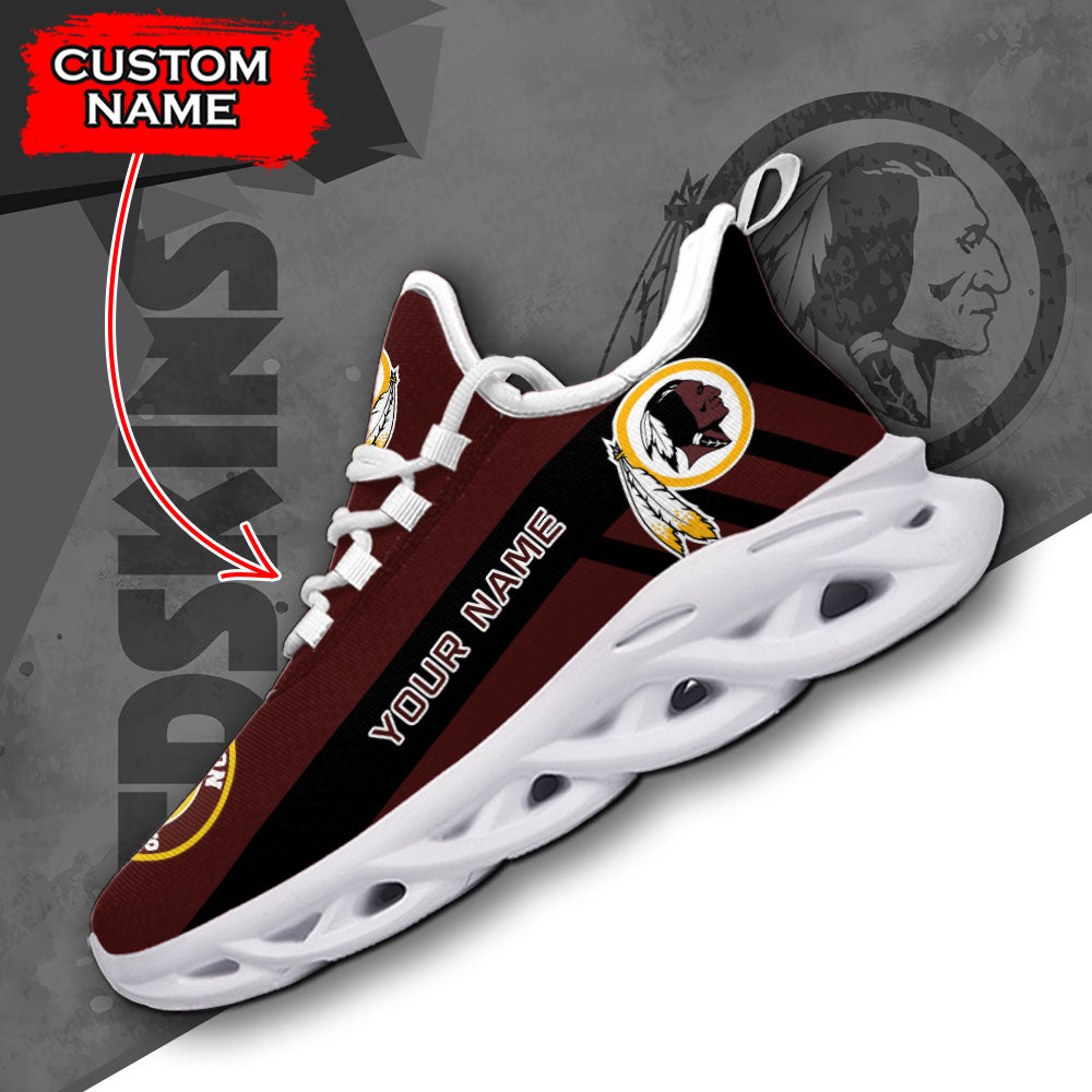 Personalized Washington Redskins NFL Max Soul Shoes Sneakers for Men And Women – NFL Football Fan Shoes, Team Sneakers