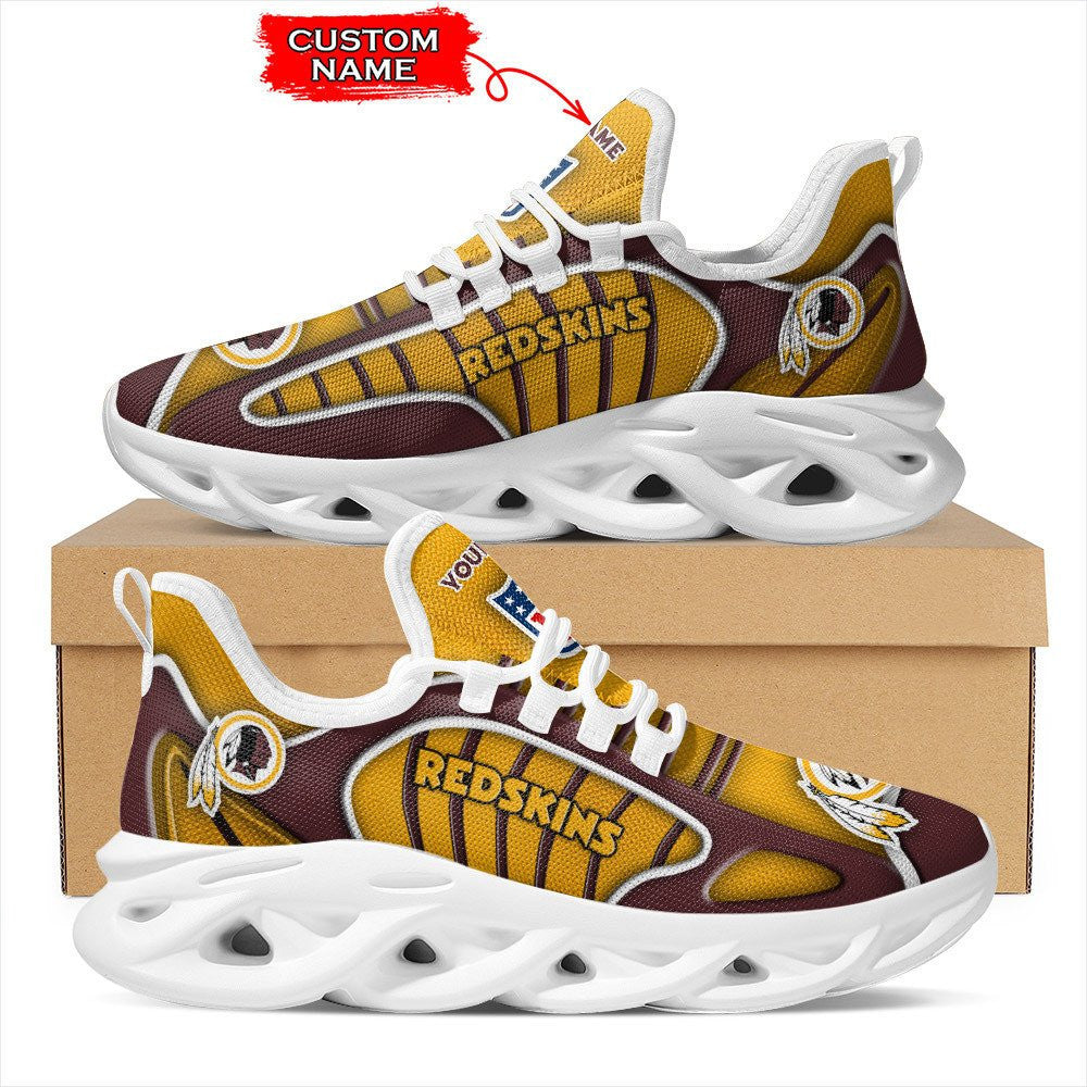 Personalized Washington Redskins NFL Max Soul Shoes Sneakers for Men And Women – NFL Football Fan Shoes, Team Sneakers