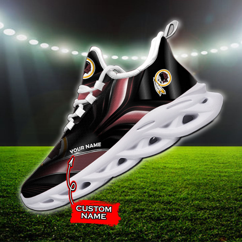 Personalized Washington Redskins NFL Max Soul Shoes Sneakers for Men And Women – NFL Football Fan Shoes, Team Sneakers