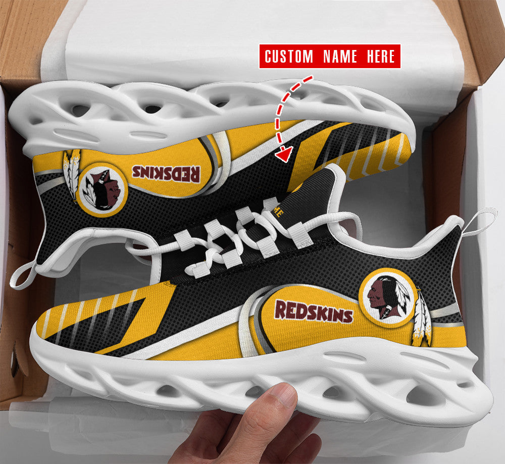 Personalized Washington Redskins NFL Max Soul Shoes Sneakers for Men And Women – NFL Football Fan Shoes, Team Sneakers