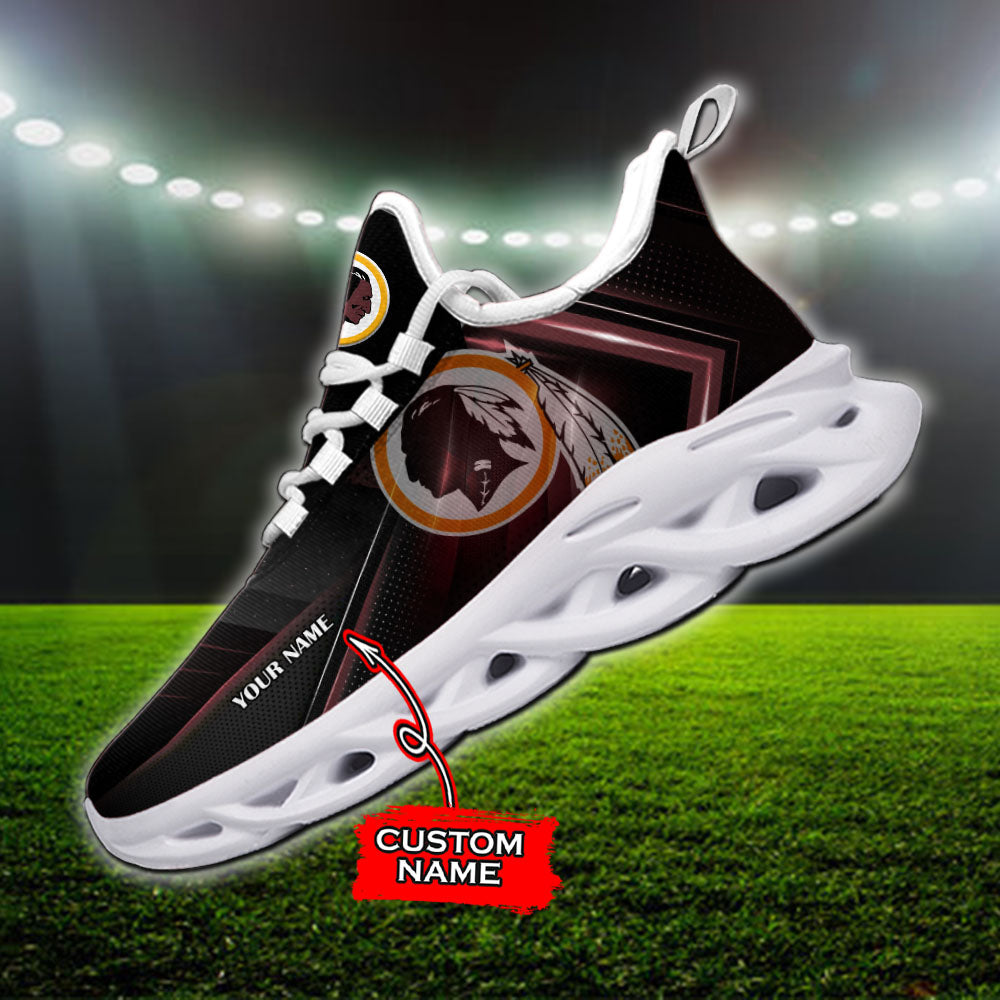 Personalized Washington Redskins NFL Max Soul Shoes Sneakers for Men And Women – NFL Football Fan Shoes, Team Sneakers