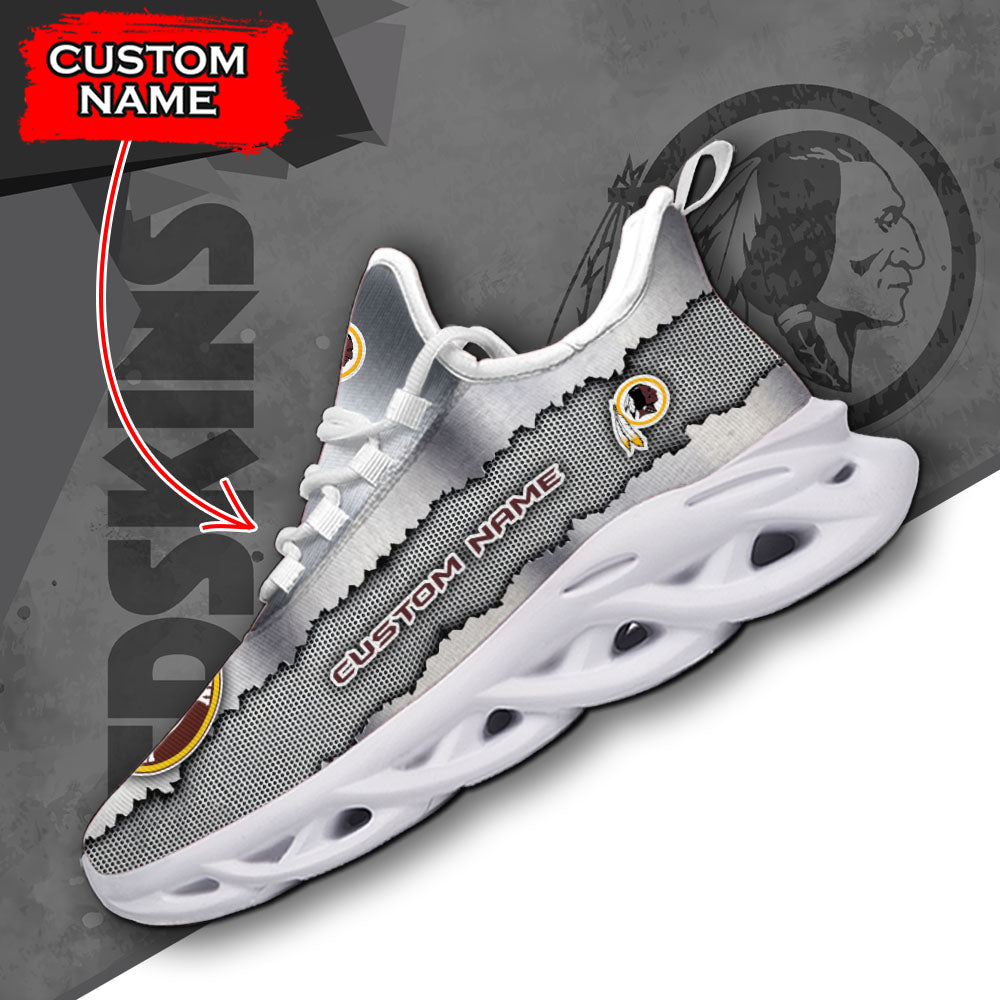 Personalized Washington Redskins NFL Max Soul Shoes Sneakers for Men And Women – NFL Football Fan Shoes, Team Sneakers
