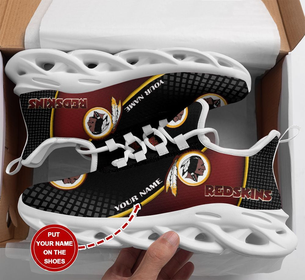 Personalized Washington Redskins NFL Max Soul ShoesSneakers for Men And Women – NFL Football Fan Shoes, Team Sneakers