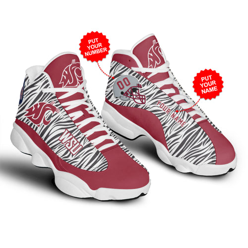 Personalized Washington State Football JD13 Sneakers Shoes for Men & Women | Custom Fan Gift