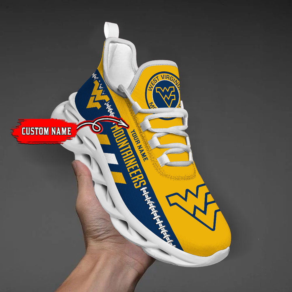 Personalized West Virginia Mountaineers Max Soul Shoes Sneakers for Men And Women – Casual Shoes, Streetwear Shoes