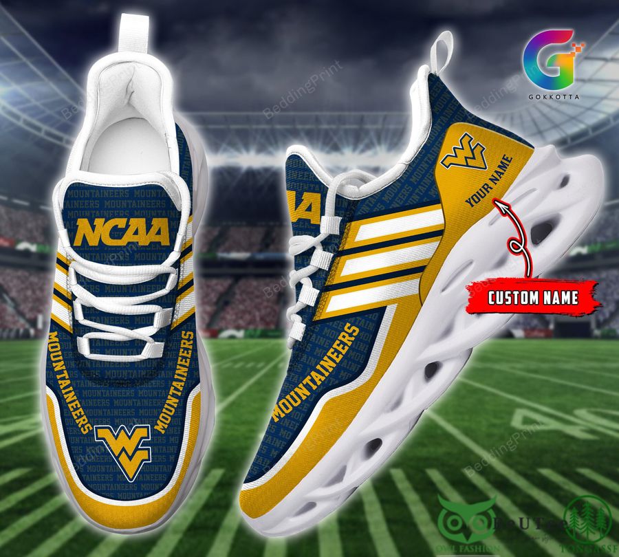Personalized West Virginia Mountaineers Max Soul Shoes Sneakers for Men And Women – Casual Shoes, Streetwear Shoes