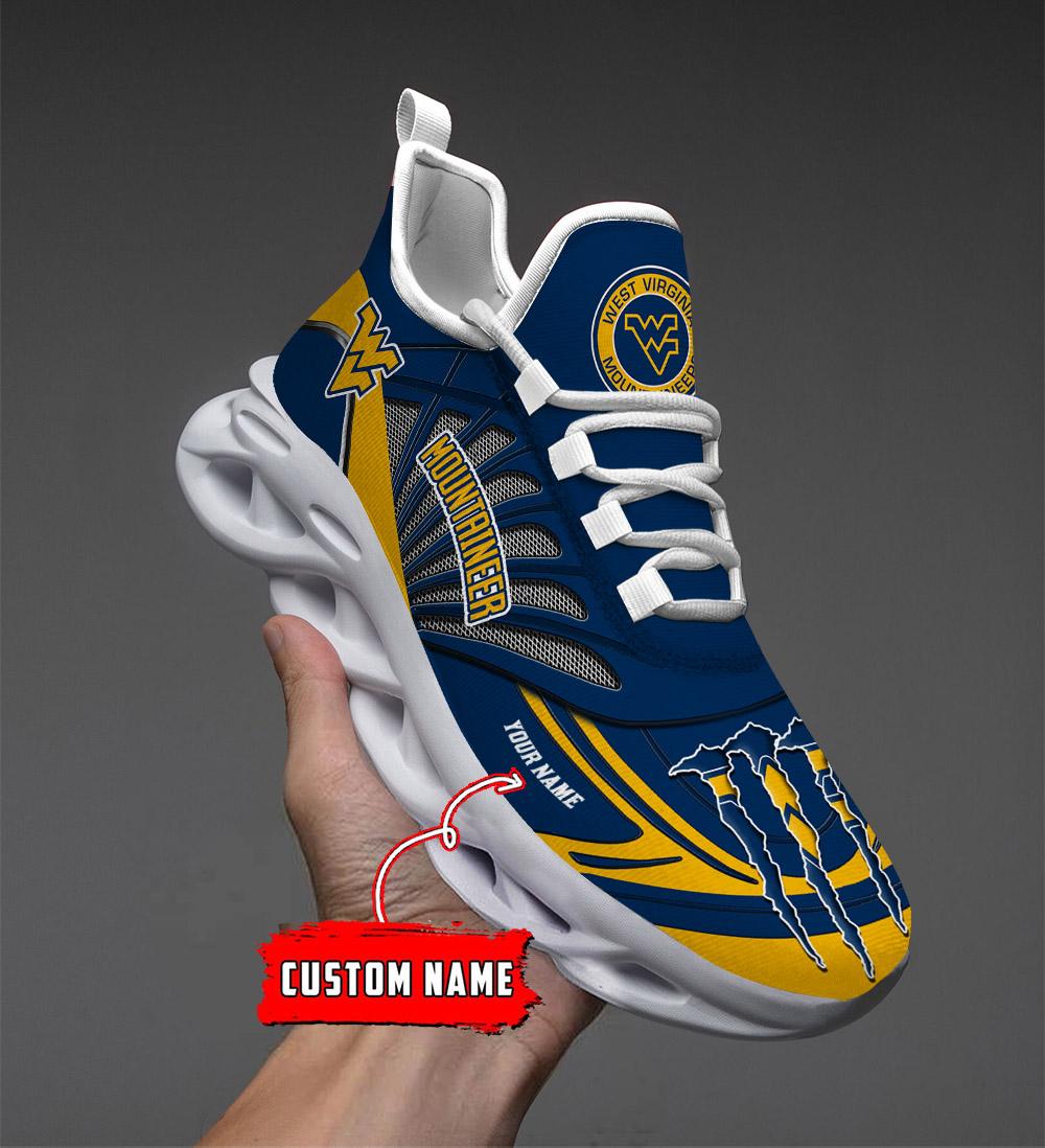 Personalized West Virginia Mountaineers Max Soul Shoes Sneakers for Men And Women – Casual Shoes, Streetwear Shoes