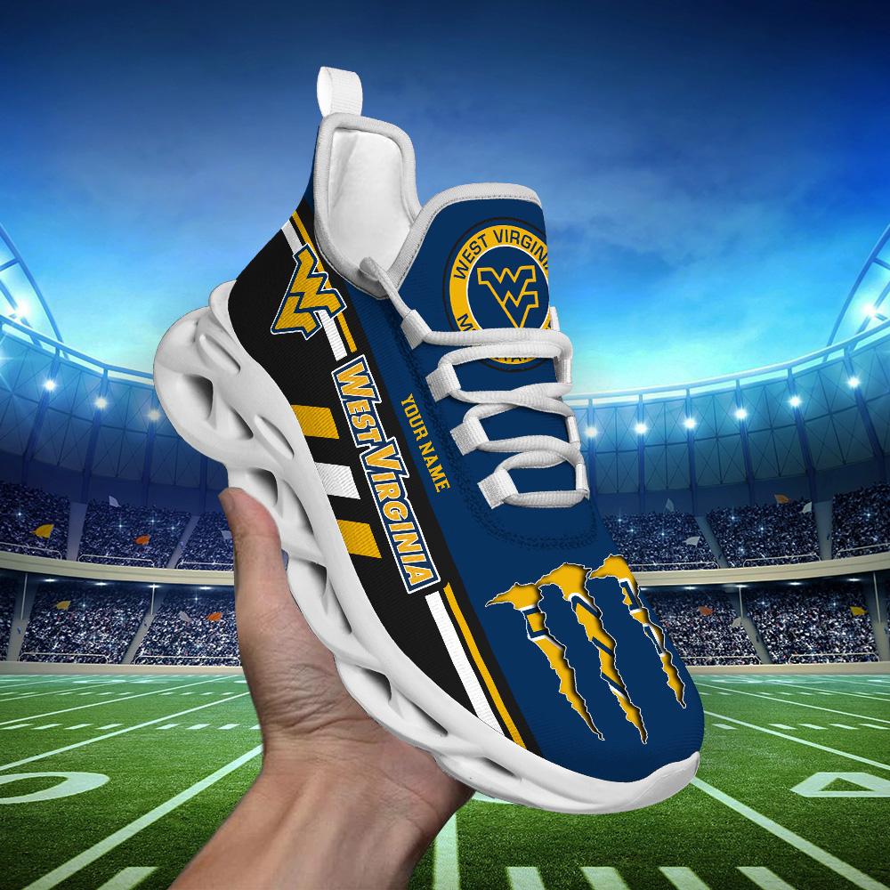 Personalized West Virginia Mountaineers Max Soul Shoes Sneakers for Men And Women – Casual Shoes, Streetwear Shoes