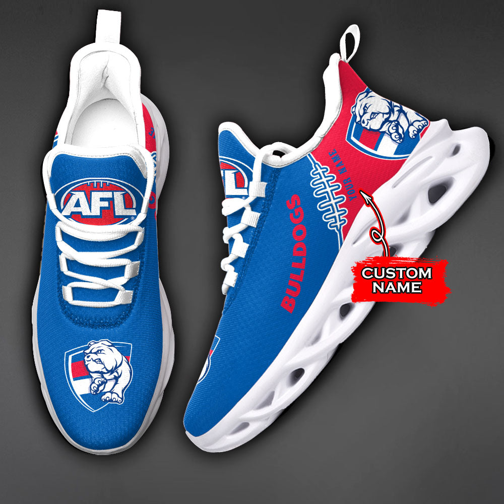 Personalized Western Bulldogs AFL Max Soul Shoes Sneakers for Men And Women – Casual Shoes, Streetwear Shoes