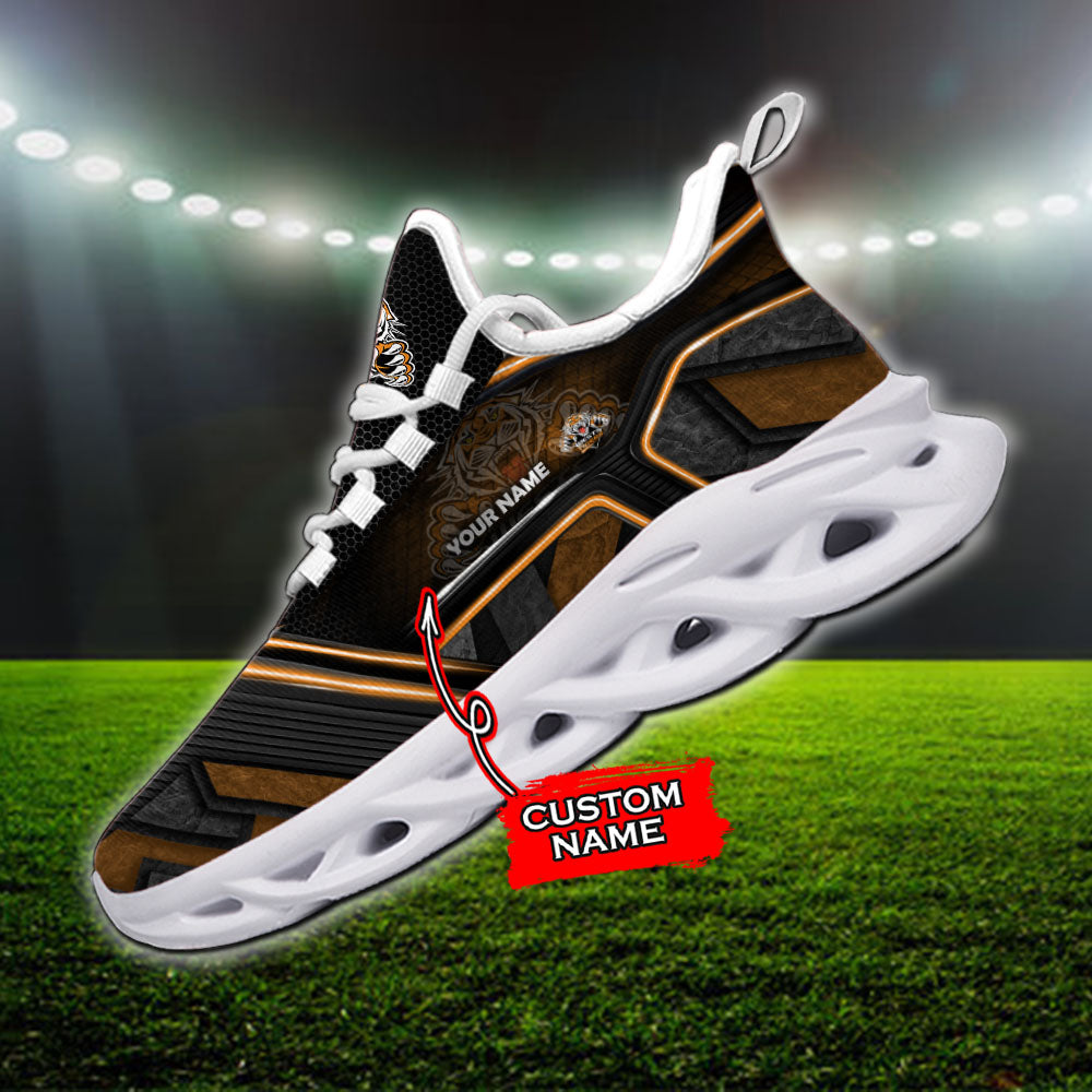 Personalized Wests Tigers NRL Max Soul Shoes Sneakers for Men And Women – MLB Baseball Fan Shoes, Team Sneakers