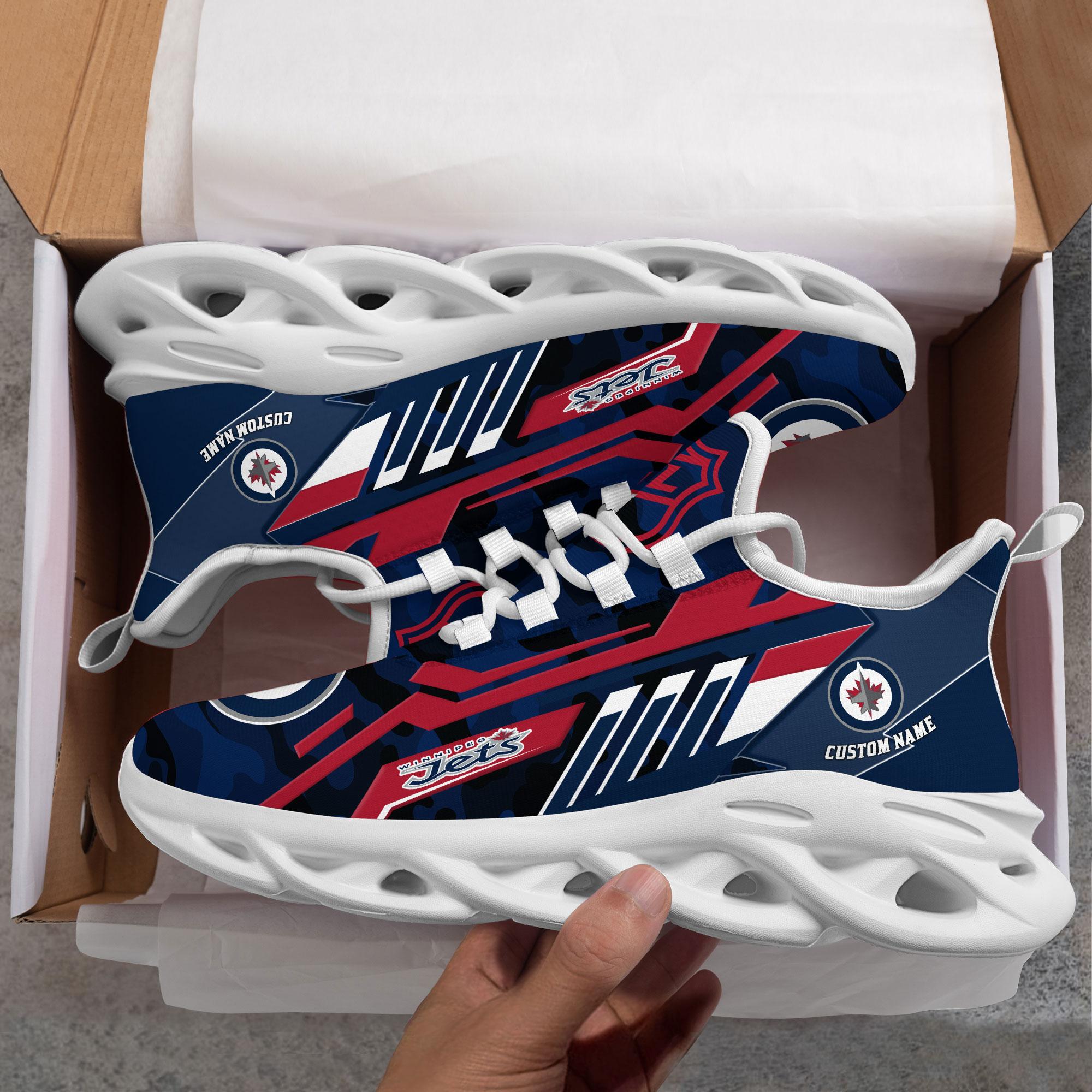 Personalized Winnipeg Jets Max Soul Shoes Sneakers for Men And Women – NFL Football Fan Shoes, Team Sneakers