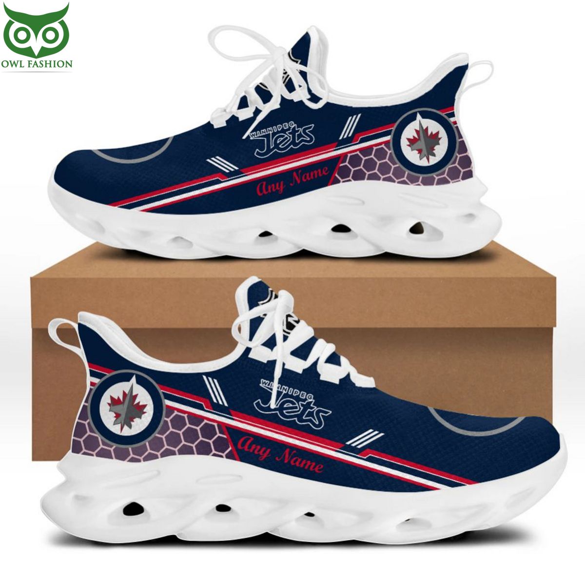 Personalized Winnipeg Jets Max Soul Shoes Sneakers for Men And Women – NFL Football Fan Shoes, Team Sneakers