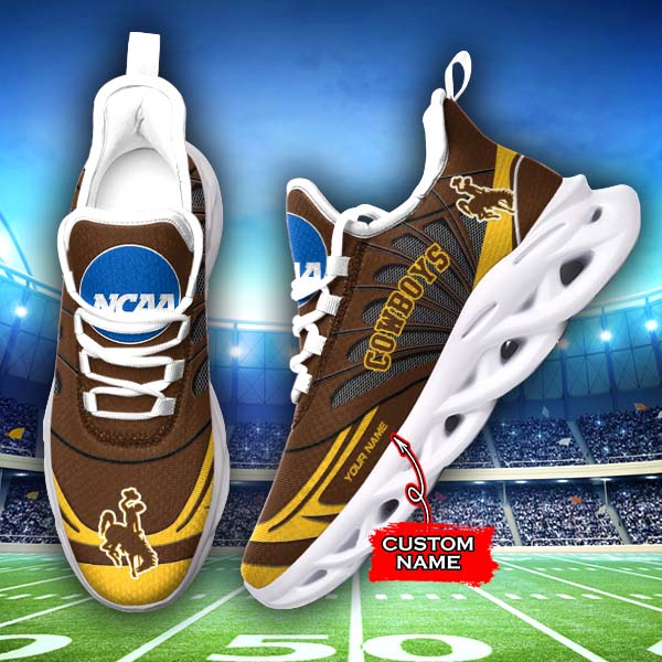Personalized Wyoming Cowboys NCAA Max Soul Shoes Sneakers for Men And Women – NCAA Fan Shoes, Team Sneakers