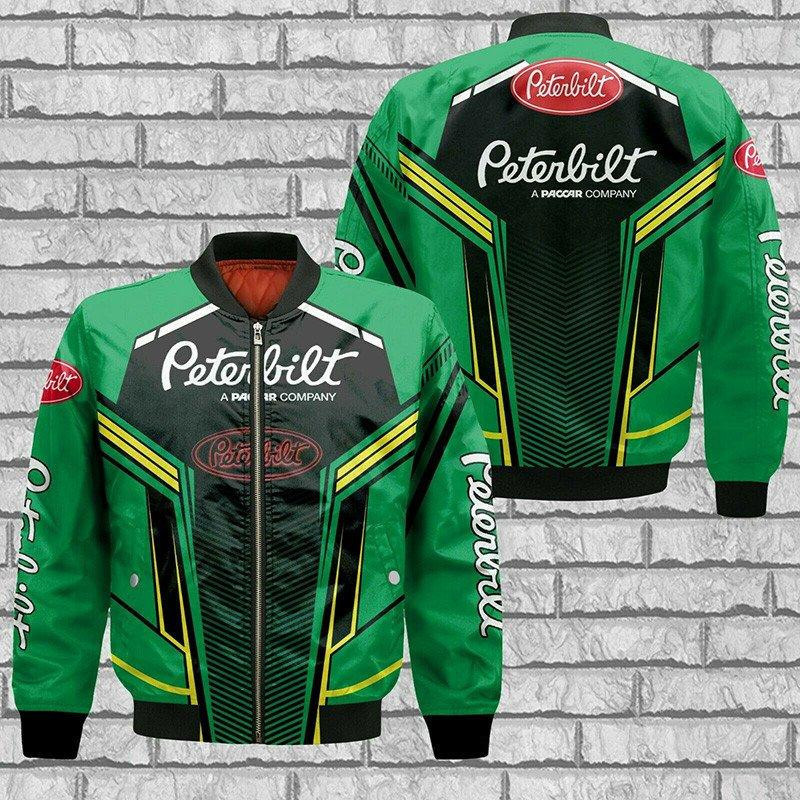 Peterbilt Trucks Bomber Jacket | Streetwear Jacket for Men & Women | Fan Gift