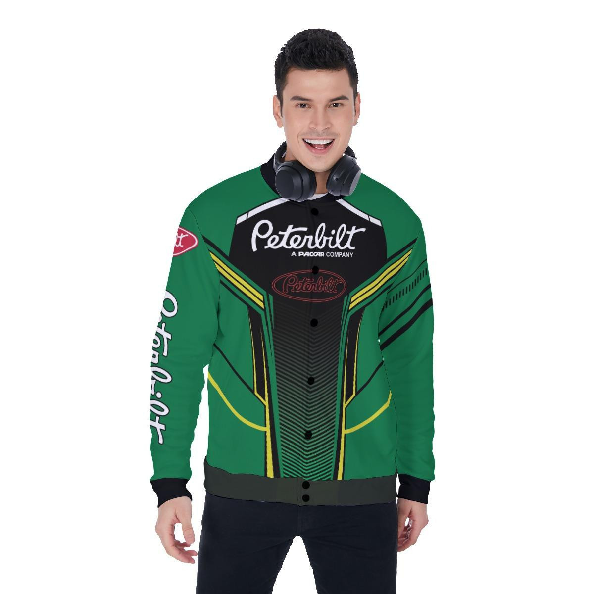 Peterbilt Trucks Fashion Baseball Jacket for Men & Women | Vehicle Brand Fan Gift