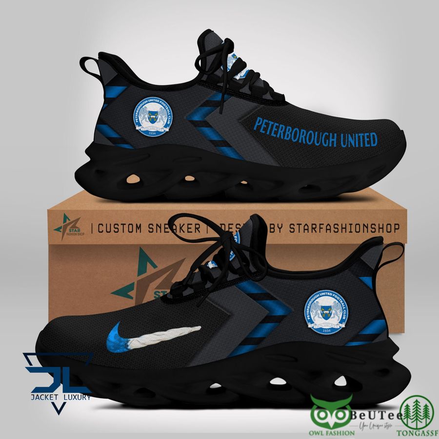 Peterborough United F.C Max Soul Shoes Sneakers for Men And Women – Soccer Fan Shoes, Team Sneakers