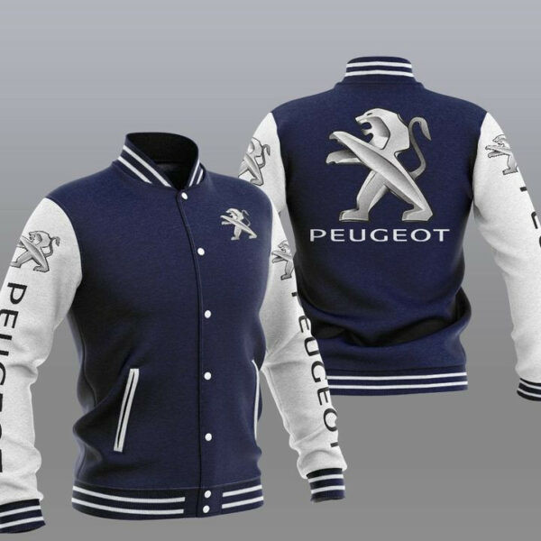 Peugeot Automobile Baseball Jacket for Men & Women | Vehicle Brand Fan Gift