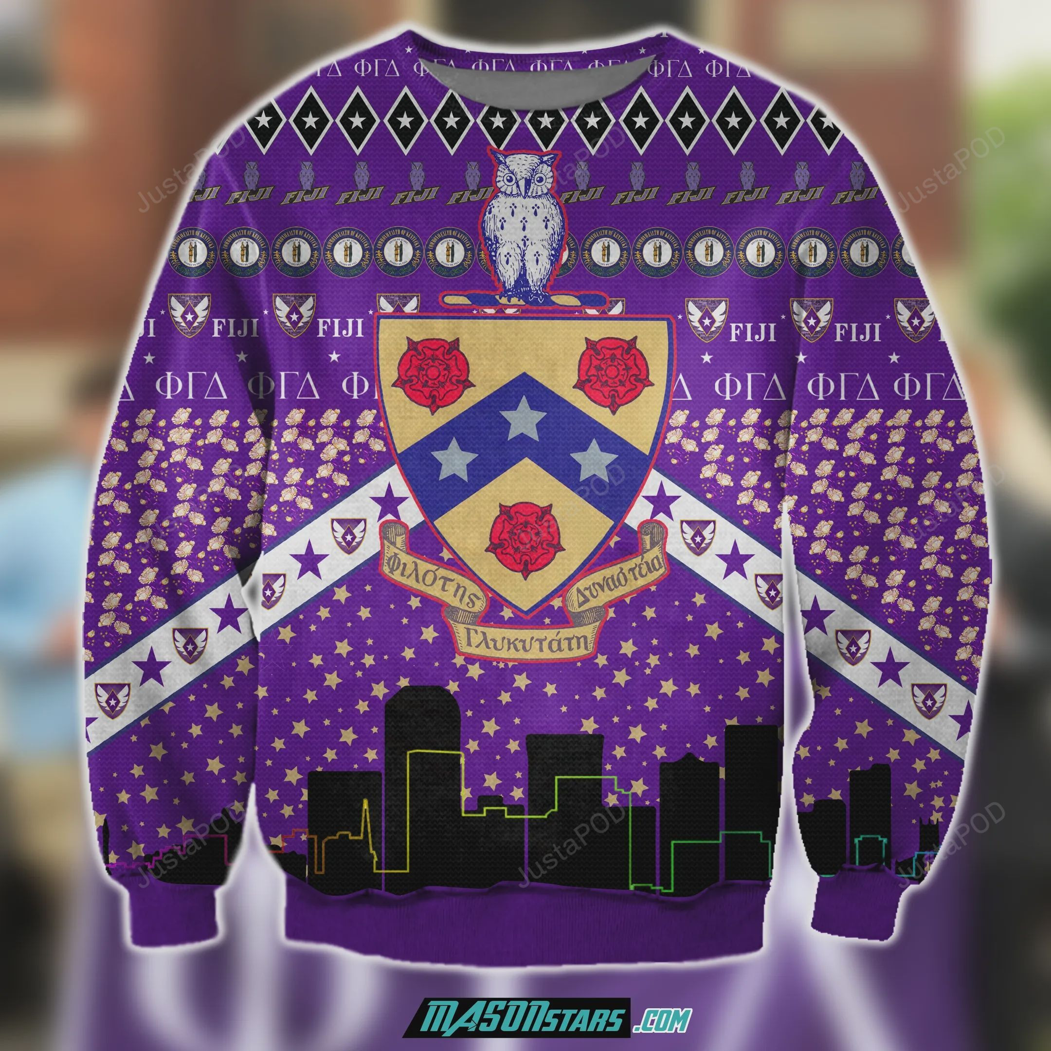 Phi Gamma Delta 3D Print Ugly Christmas Sweater, Perfect Holiday Gift