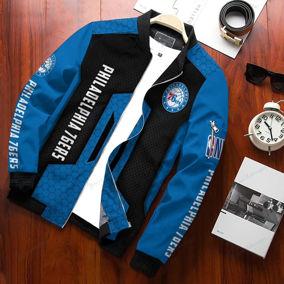 Philadelphia 76ERS Bomber Jacket | NBA Team Jacket for Men & Women | Basketball Fan Gift