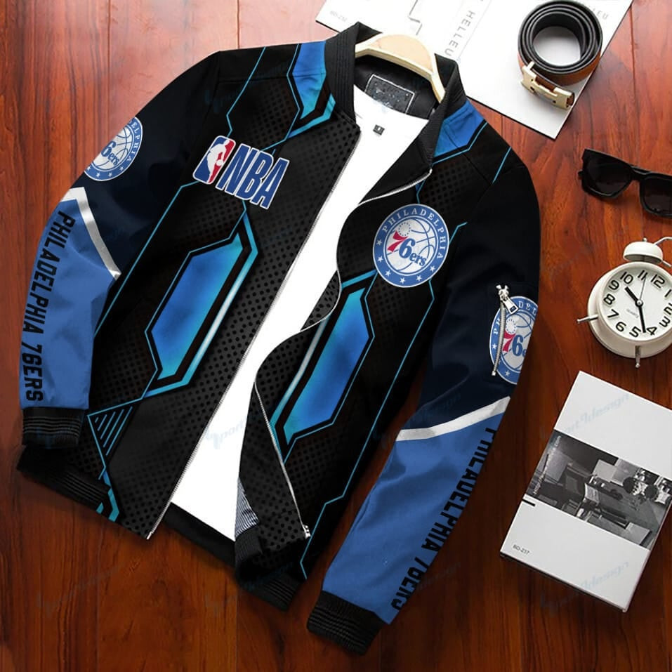 Philadelphia 76ERS Bomber Jacket | NBA Team Jacket for Men & Women | Basketball Fan Gift