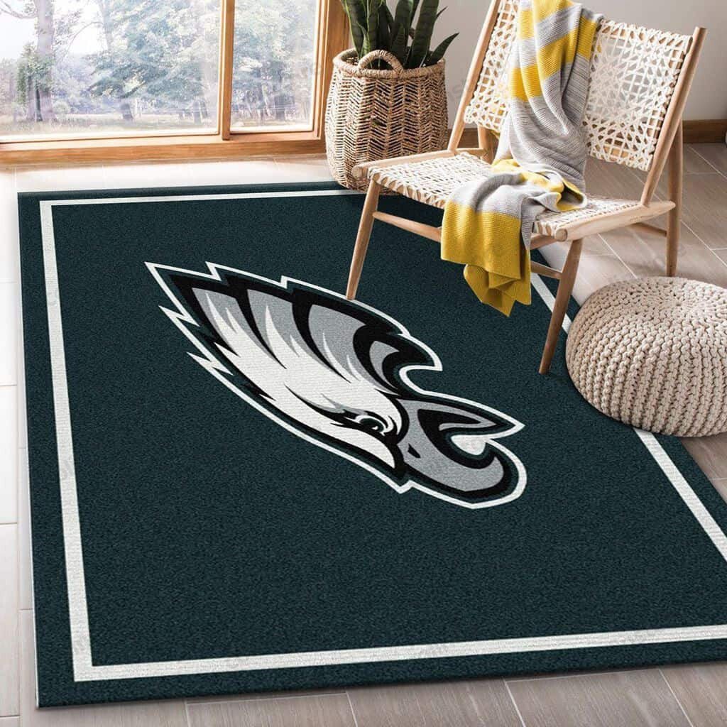 Philadelphia Eagles Imperial Spirit Rug Rectangle Area Rug – Full Print Carpet For Living Room & Bedroom Home Decor