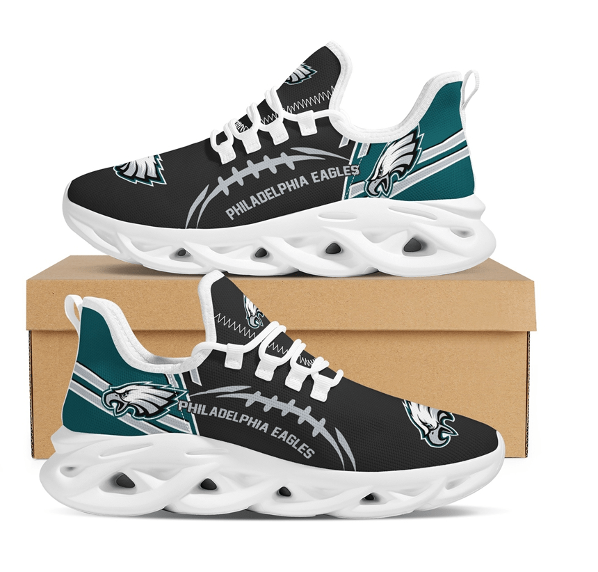 Philadelphia Eagles Max Soul Shoes Sneakers for Men And Women – NFL Football Fan Shoes, Team Sneakers