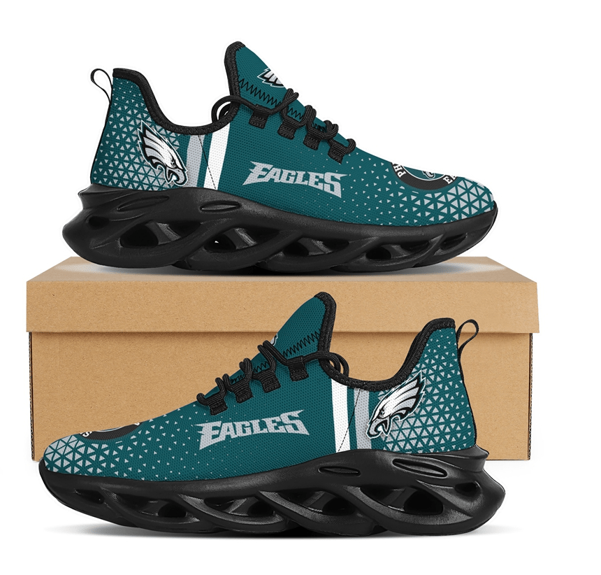 Philadelphia Eagles Max Soul Shoes Sneakers for Men And Women – NFL Football Fan Shoes, Team Sneakers