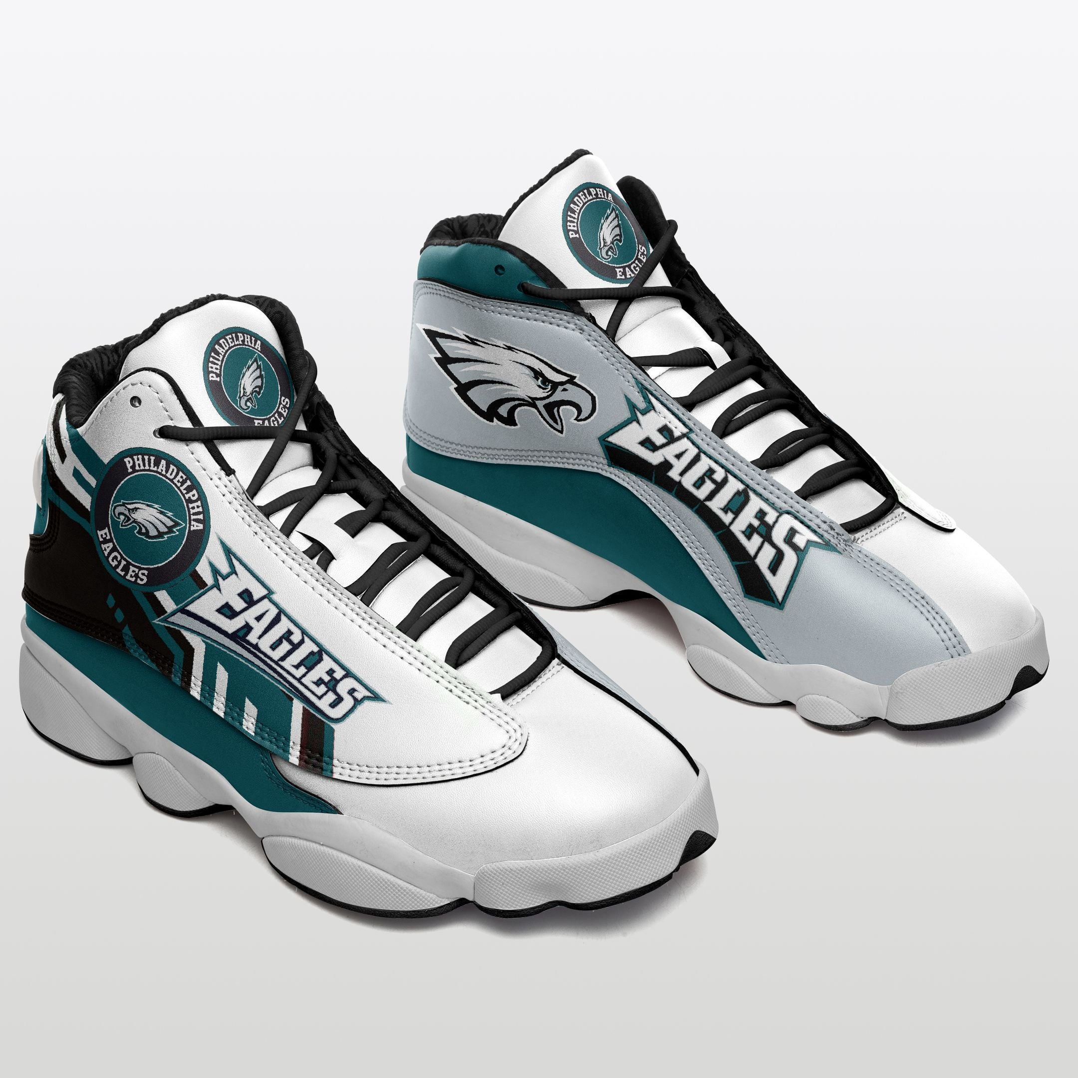 Philadelphia Eagles NFL JD13 Sneakers Shoes for Men & Women | Custom Fan Gift