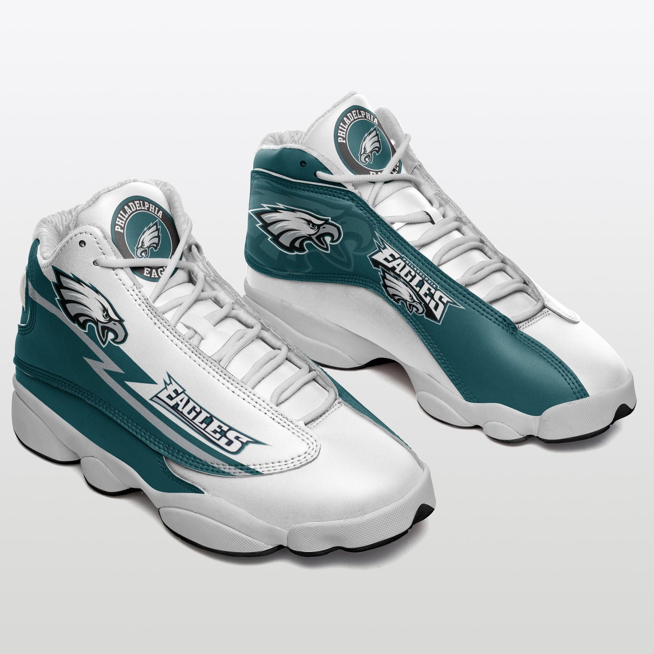 Philadelphia Eagles NFL JD13 Sneakers Shoes for Men & Women | Custom Fan Gift