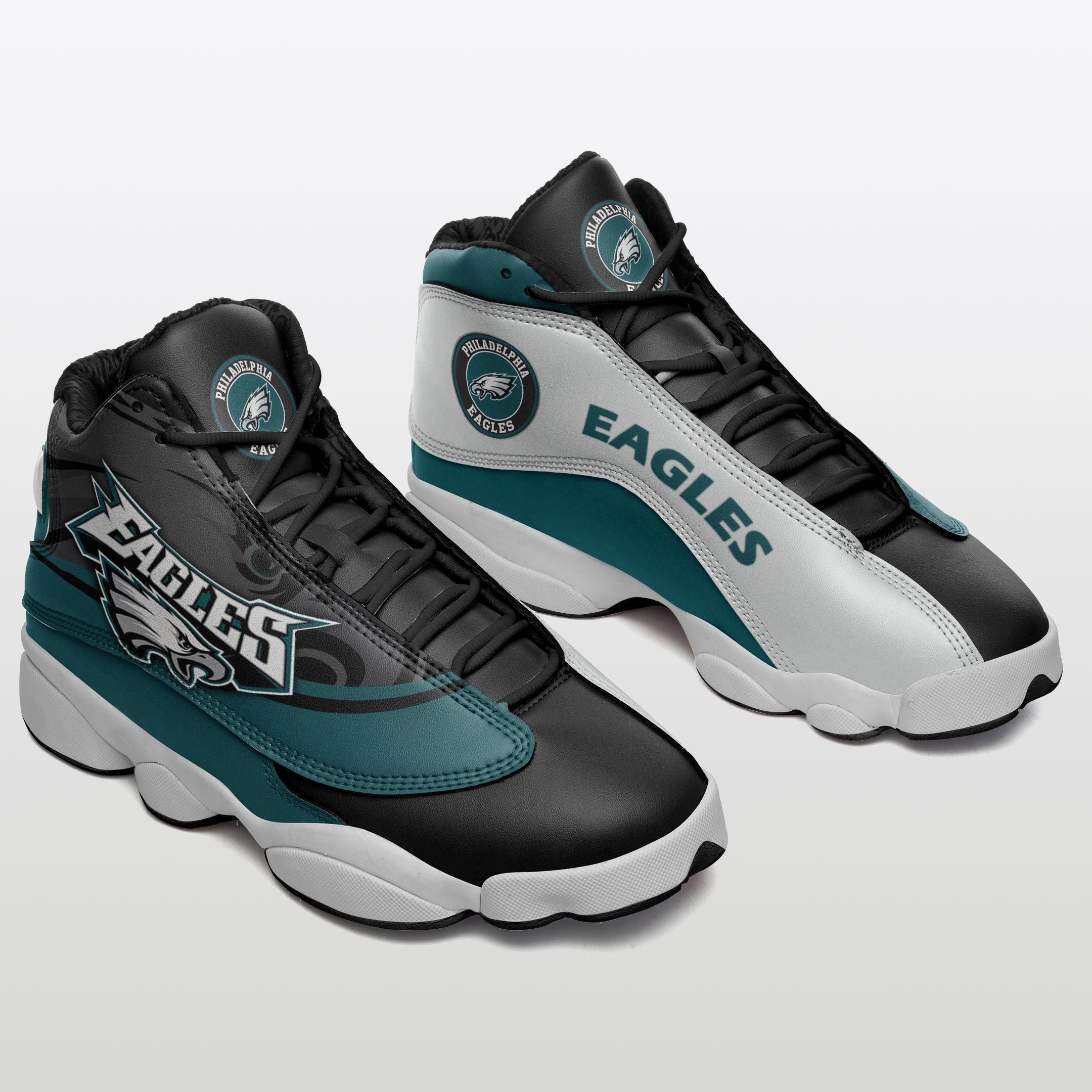 Philadelphia Eagles NFL JD13 Sneakers Shoes for Men & Women | Custom Fan Gift