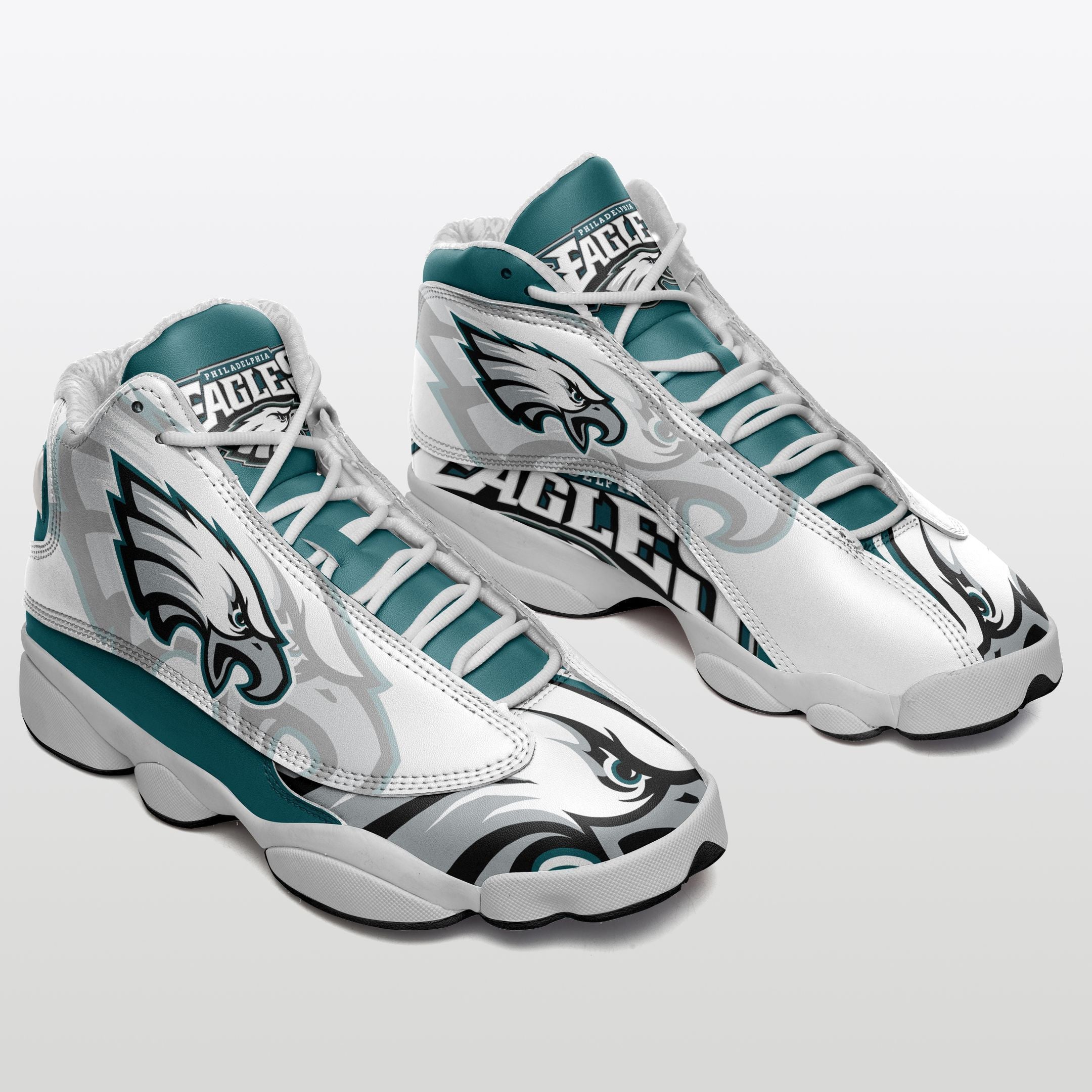 Philadelphia Eagles NFL JD13 Sneakers Shoes for Men & Women | Custom Fan Gift
