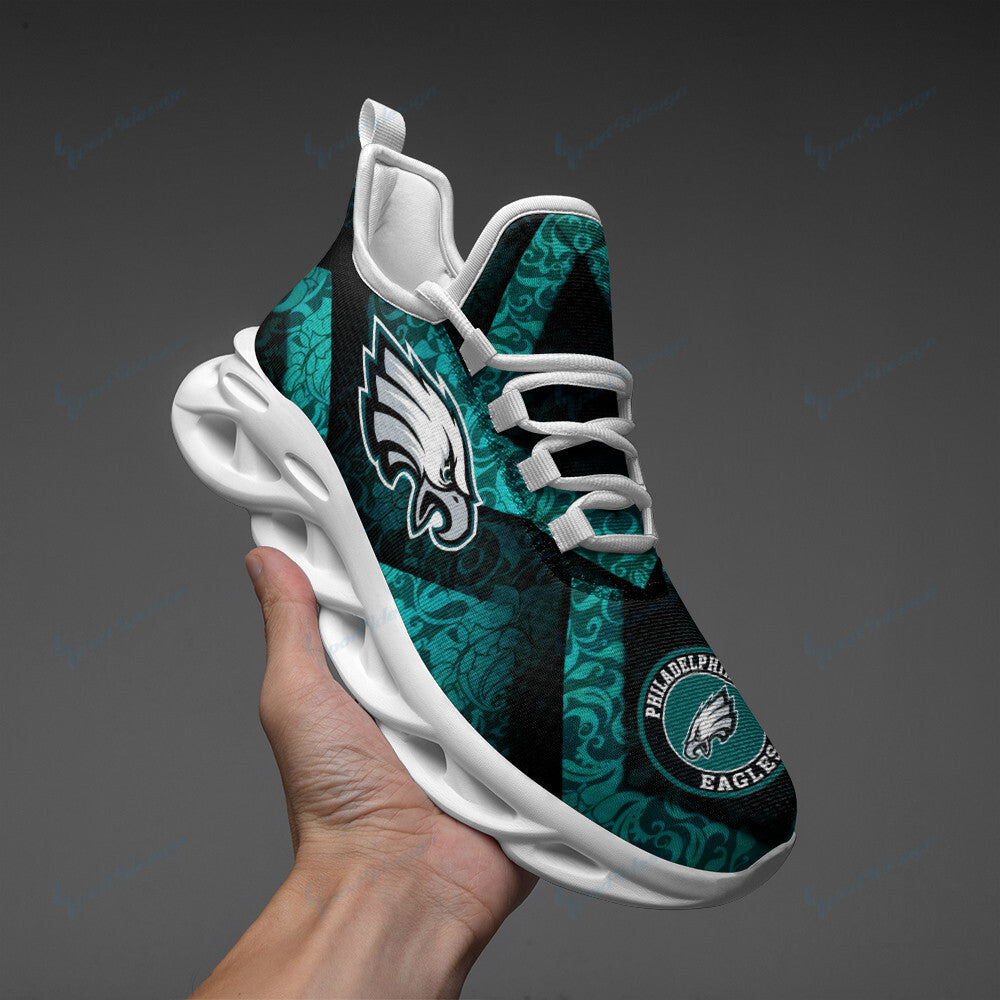 Philadelphia Eagles NFL Max Soul Shoes Sneakers for Men And Women – NFL Football Fan Shoes, Team Sneakers - Image 3