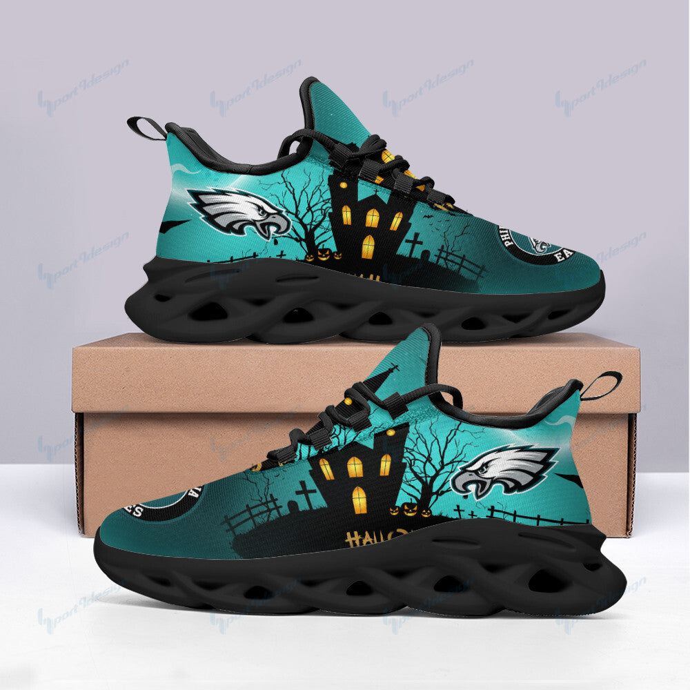 Philadelphia Eagles NFL Max Soul Shoes Sneakers for Men And Women – NFL Football Fan Shoes, Team Sneakers
