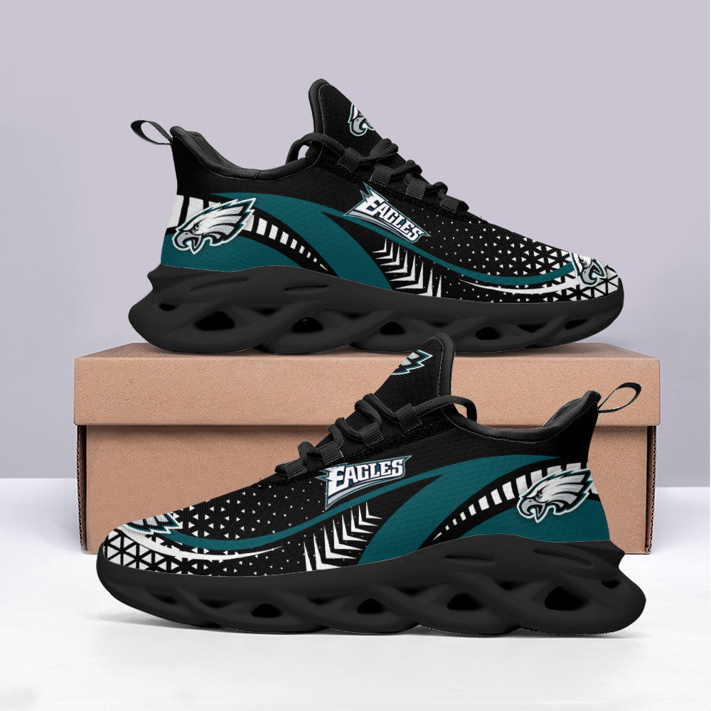 Philadelphia Eagles NFL Max Soul Shoes Sneakers for Men And Women – NFL Football Fan Shoes, Team Sneakers