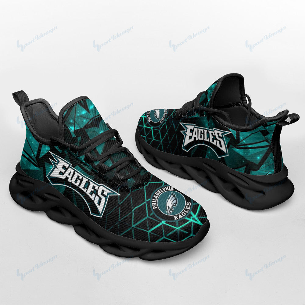 Philadelphia Eagles NFL Max Soul Shoes Sneakers for Men And Women – NFL Football Fan Shoes, Team Sneakers - Image 4