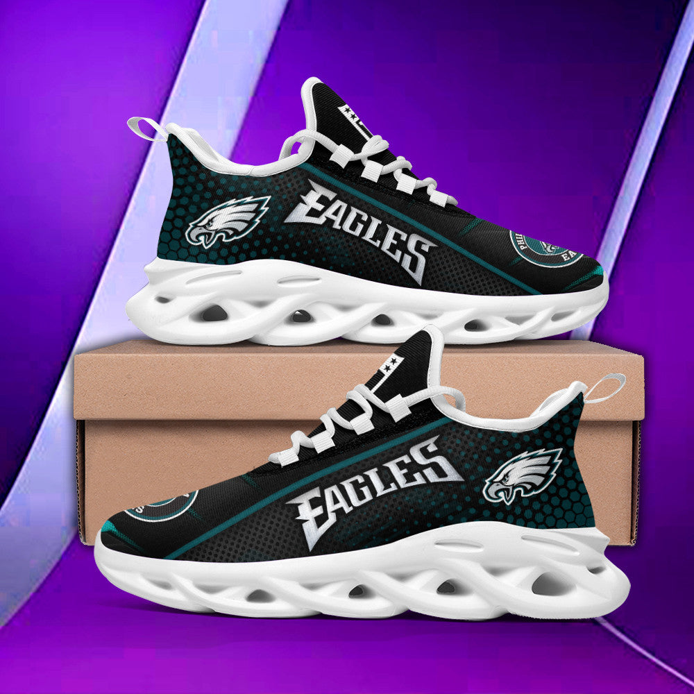 Philadelphia Eagles NFL Max Soul Shoes Sneakers for Men And Women – NFL Football Fan Shoes, Team Sneakers - Image 3