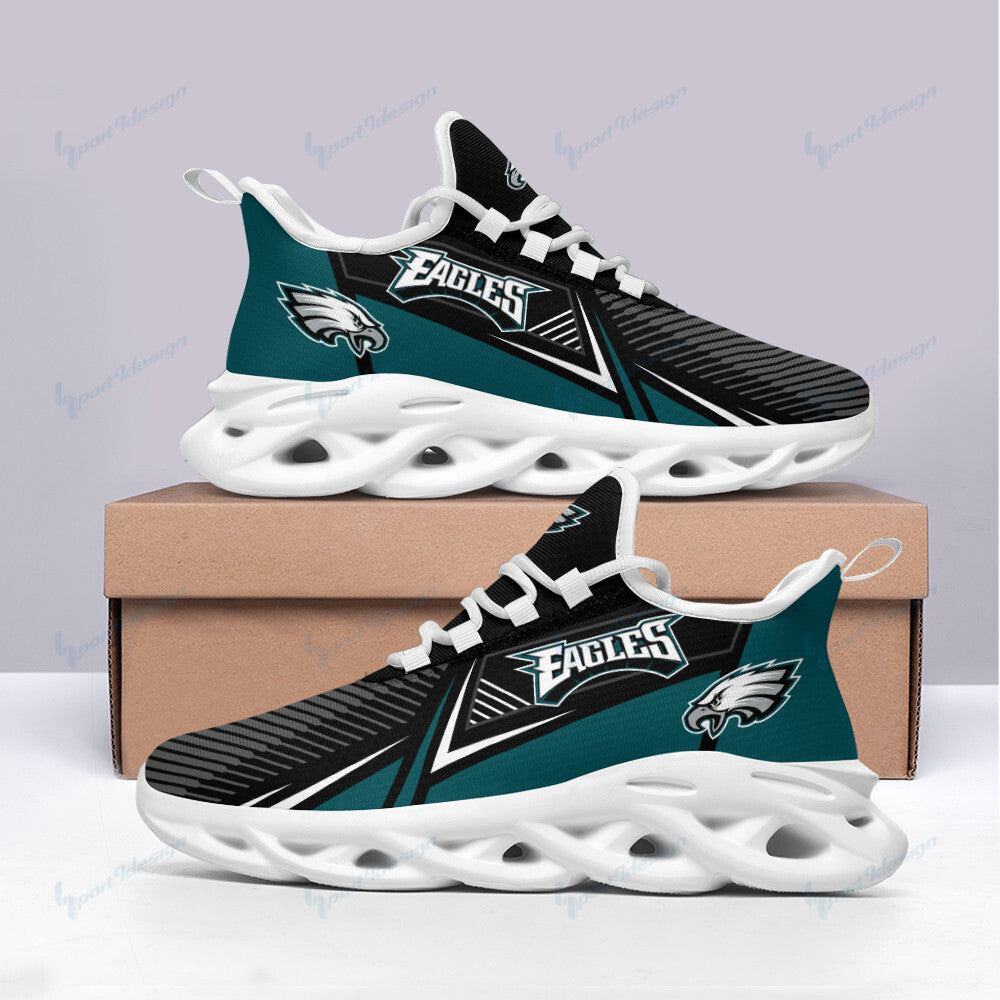 Philadelphia Eagles NFL Max Soul Shoes Sneakers for Men And Women – NFL Football Fan Shoes, Team Sneakers