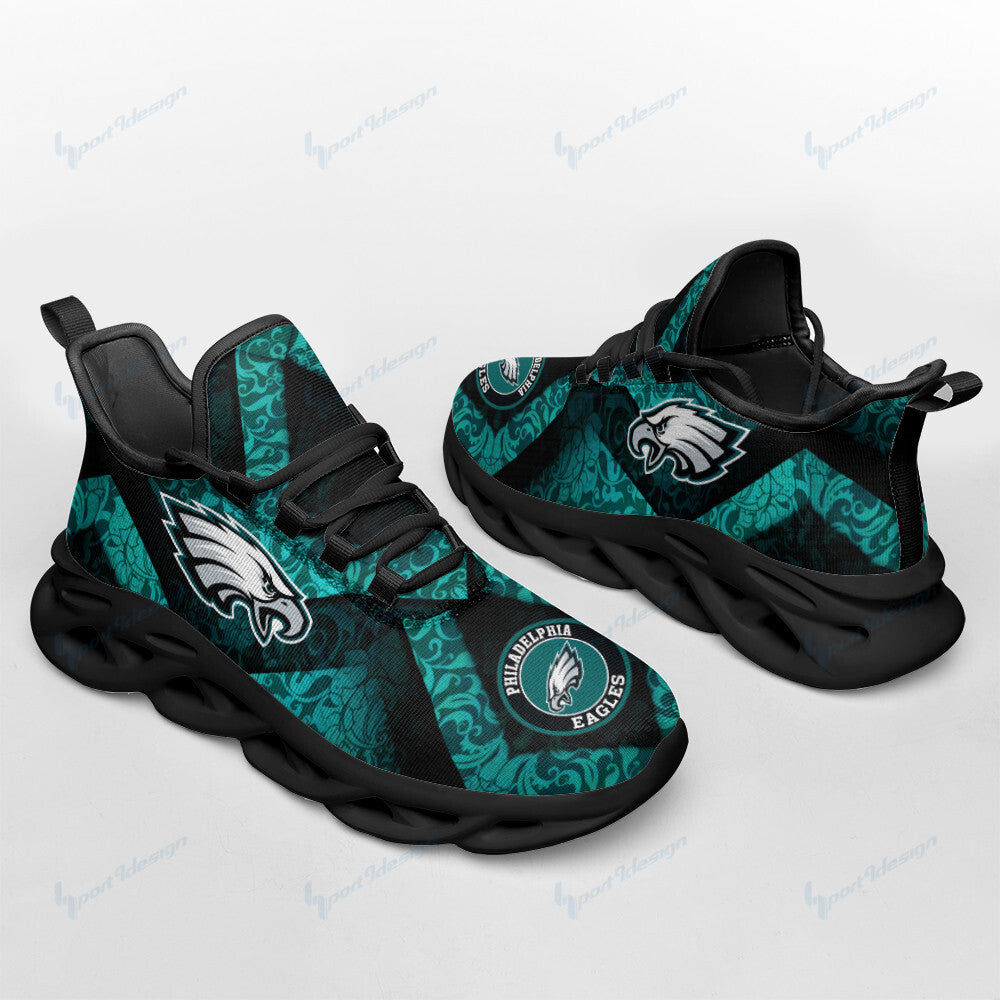 Philadelphia Eagles NFL Max Soul Shoes Sneakers for Men And Women – NFL Football Fan Shoes, Team Sneakers - Image 6