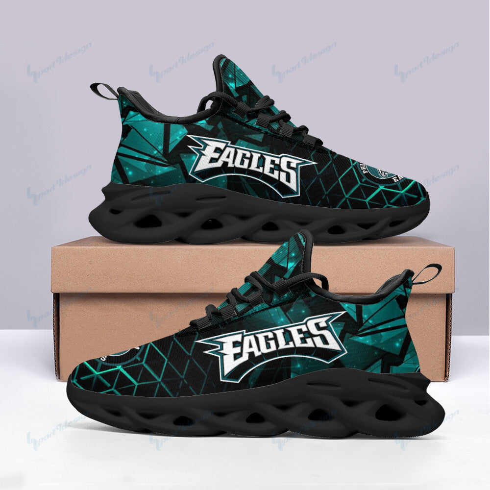 Philadelphia Eagles NFL Max Soul Shoes Sneakers for Men And Women – NFL Football Fan Shoes, Team Sneakers - Image 3