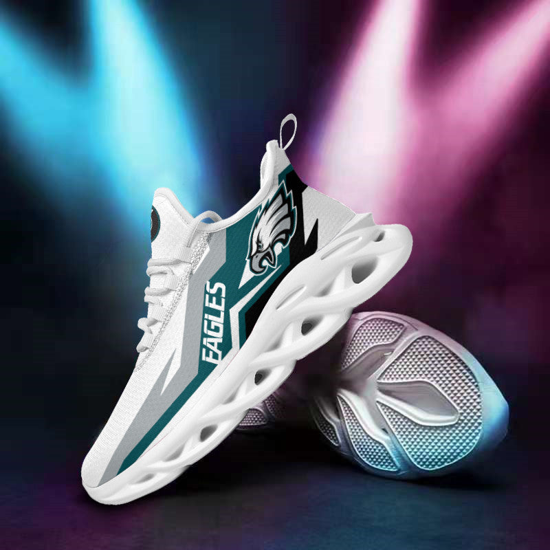Philadelphia Eagles NFL Max Soul Shoes Sneakers for Men And Women – NFL Football Fan Shoes, Team Sneakers