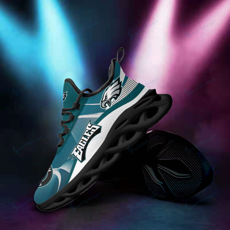 Philadelphia Eagles NFL Max Soul Shoes Sneakers for Men And Women – NFL Football Fan Shoes, Team Sneakers - Image 3
