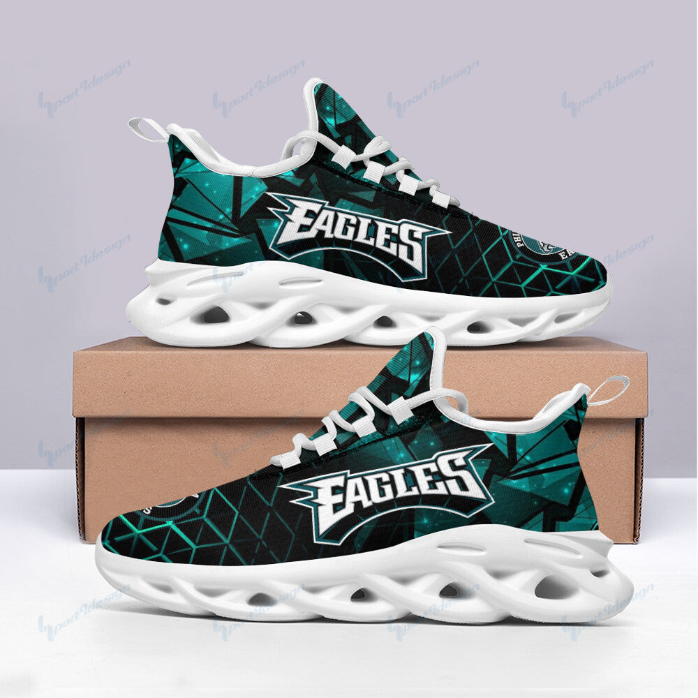 Philadelphia Eagles NFL Max Soul Shoes Sneakers for Men And Women – NFL Football Fan Shoes, Team Sneakers