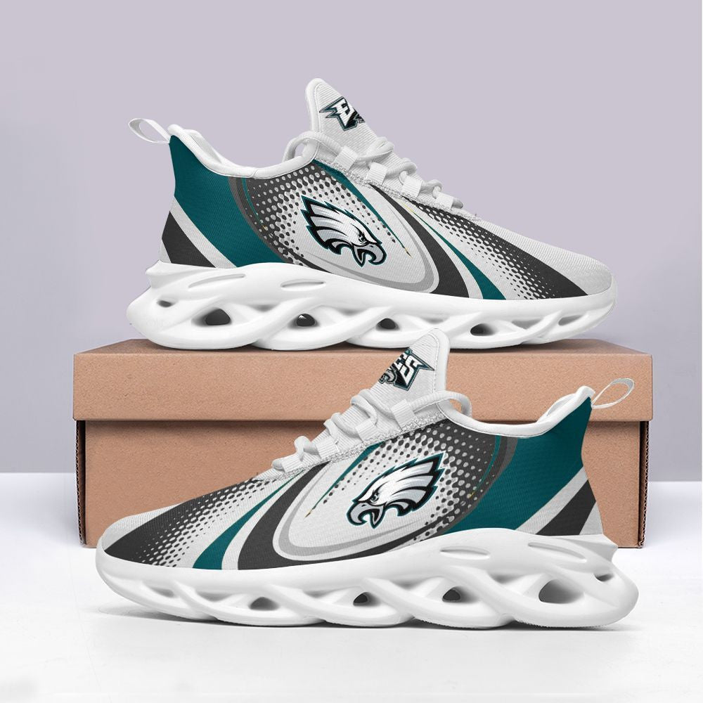 Philadelphia Eagles NFL Max Soul Shoes Sneakers for Men And Women – NFL Football Fan Shoes, Team Sneakers